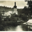 1920 rybnk a kostel