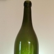 1930-40 bez prolisu, litr, tmavě zelená, límcový uzávěr