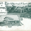 Celkový pohled a nádraží, kolem 1900