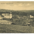 Pohled na kl�ter s kostelem, pivovar a �kolu