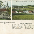 Nemanice 1929, Kostel, a pohled p�es Nemanice na Novosedly a M�tnici