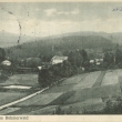 Nezvyklý pohled od lesa nad silnicí do Mnichova 1929