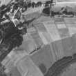 Celkový letecký pohled Pivoň, 50.léta
