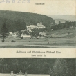 Celkový pohled a Hostinec s řeznictvímM. Riese, Stock in der Au, 1909
